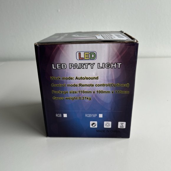 Remote Control LED Party Light Mini Disco Light - Picture 6 of 6